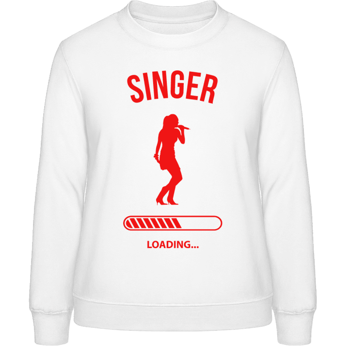 Female Solo Singer Loading Frauen Sweatshirt contain pic