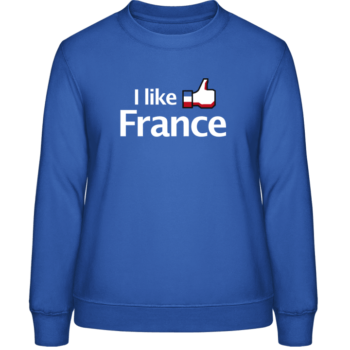 I Like France Sweatshirt för kvinnor contain pic