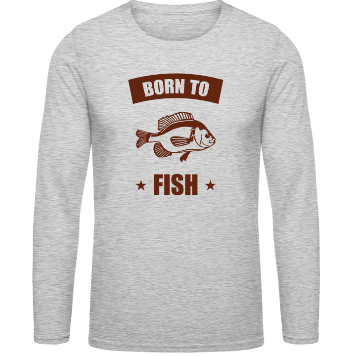 Born To Fish Funny Shirt met lange mouwen 0 image