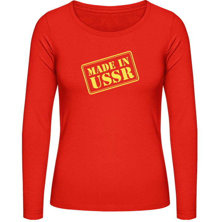 Made In USSR Kvinnor långärmad skjorta contain pic
