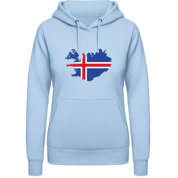Iceland Felpa con cappuccio da donna contain pic