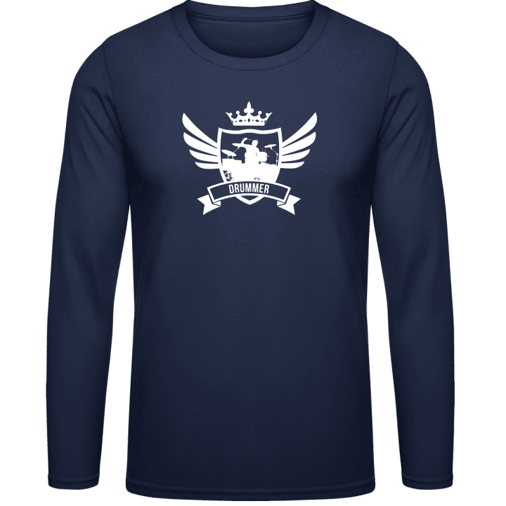 Drummer Winged T-shirt à manches longues contain pic