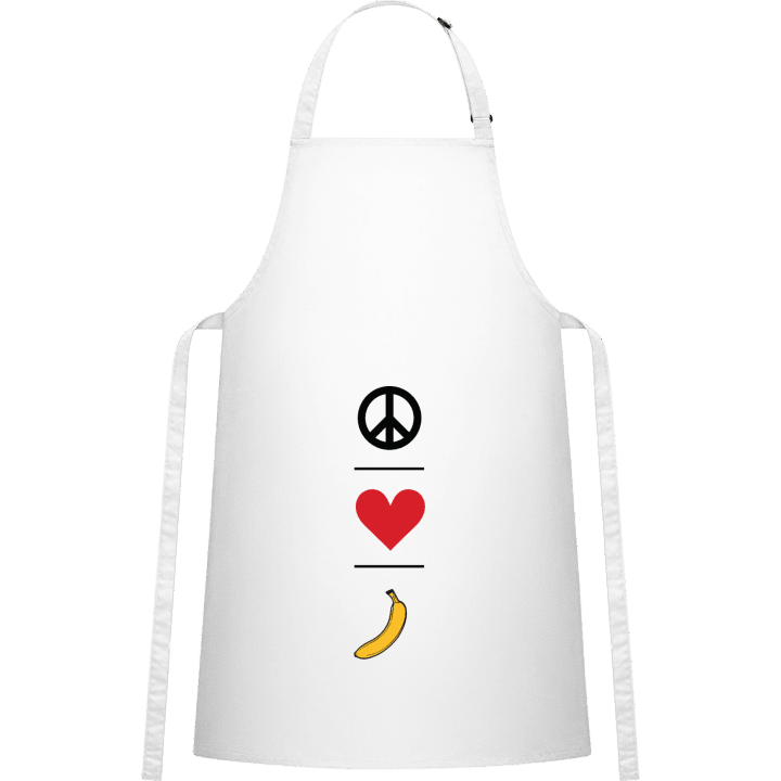 Peace Love Banana Förkläde för matlagning contain pic