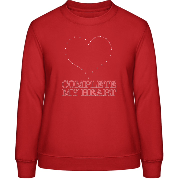 Complete My Hearth Sweatshirt för kvinnor contain pic