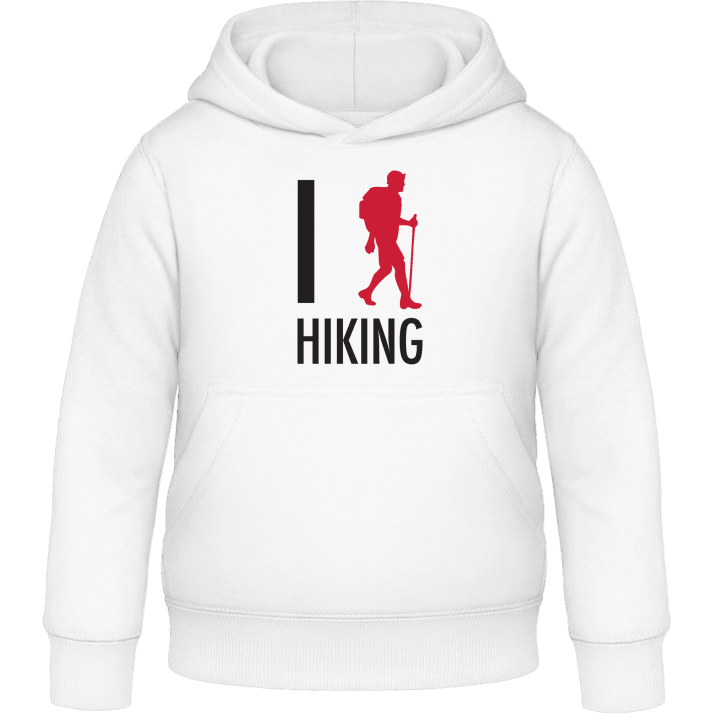 I Love Hiking Sweat à capuche pour enfants contain pic