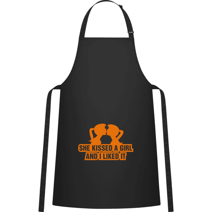 She Kissed A Girl Kitchen Apron contain pic