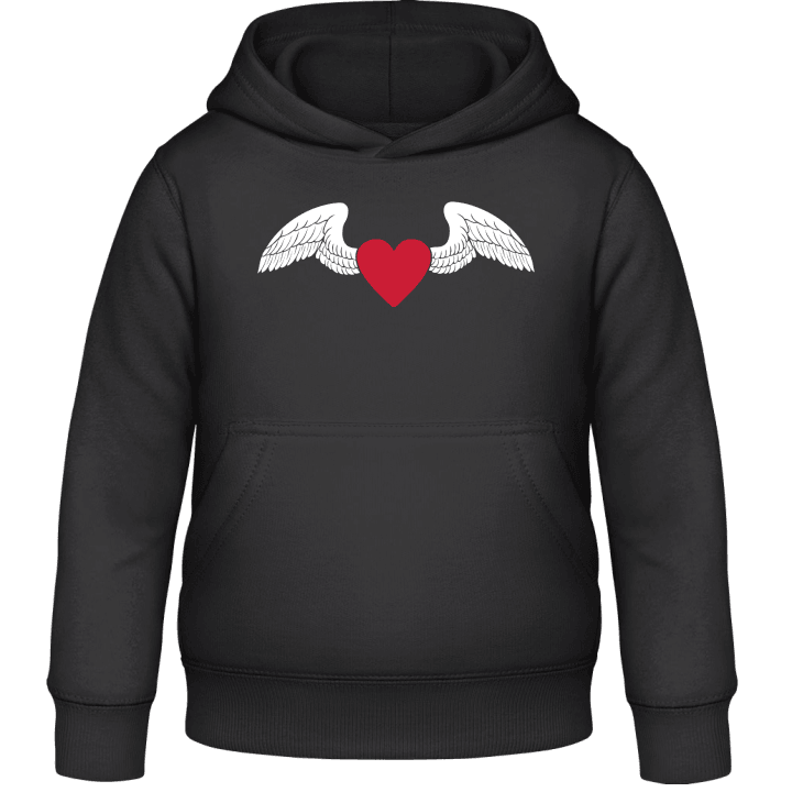 Heart With Wings Kinder Kapuzenpulli contain pic
