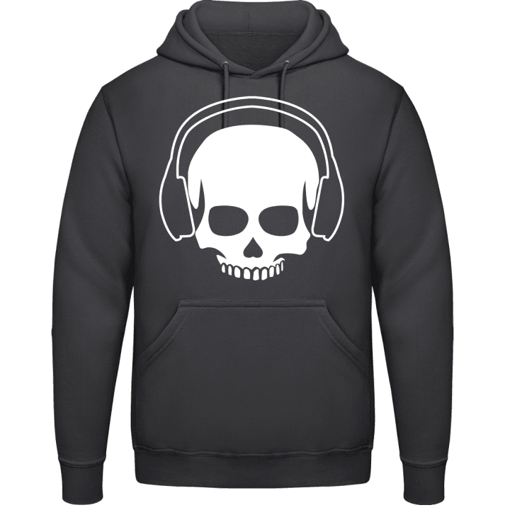 Skull with Headphone Hoodie contain pic