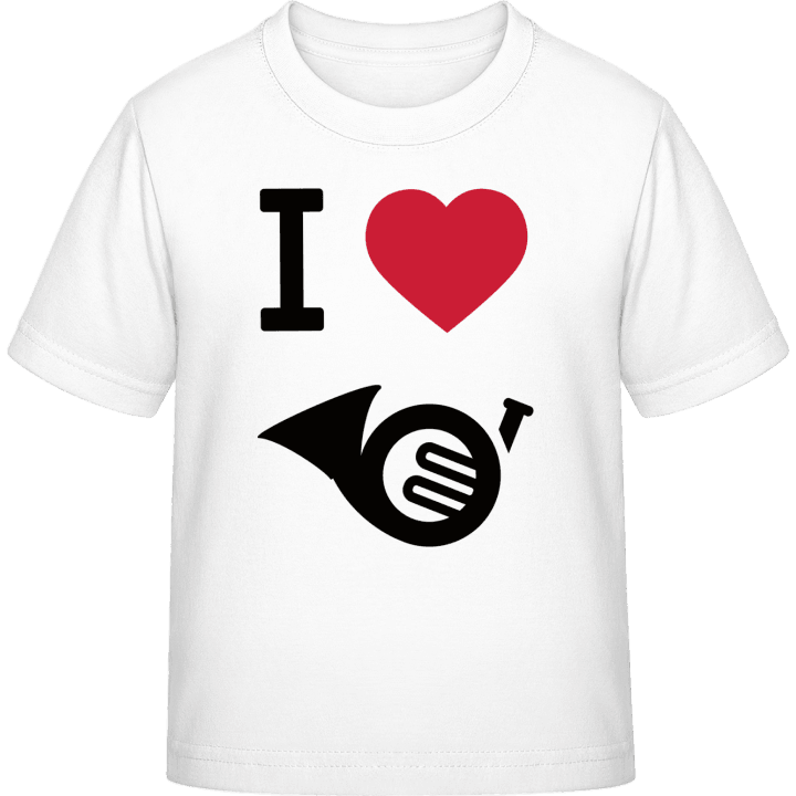 I Heart French Horn Kinder T-Shirt 0 image