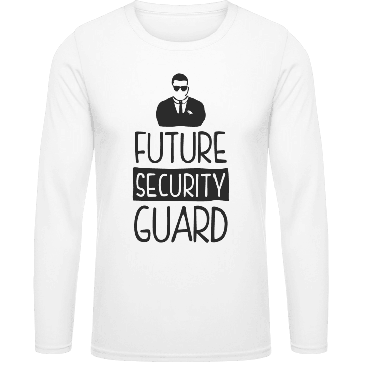 Future Security Guard T-shirt à manches longues contain pic