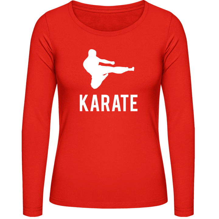 Karate T-shirt à manches longues pour femmes contain pic