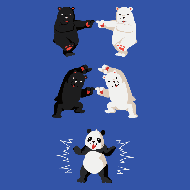 Panda Bear Fusion T-shirt för barn 0 image