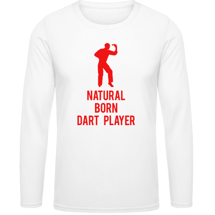 Natural Born Dart Player T-shirt à manches longues contain pic