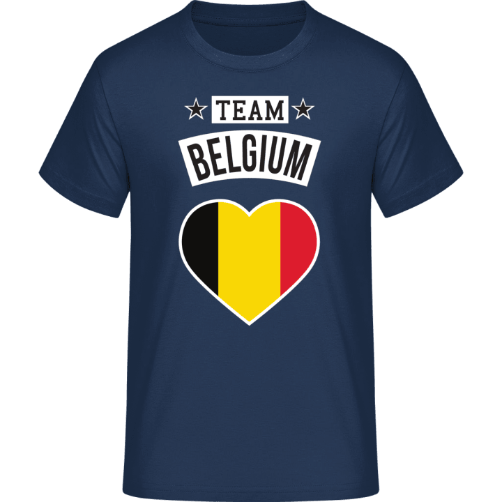 Team Belgium Heart Maglietta contain pic