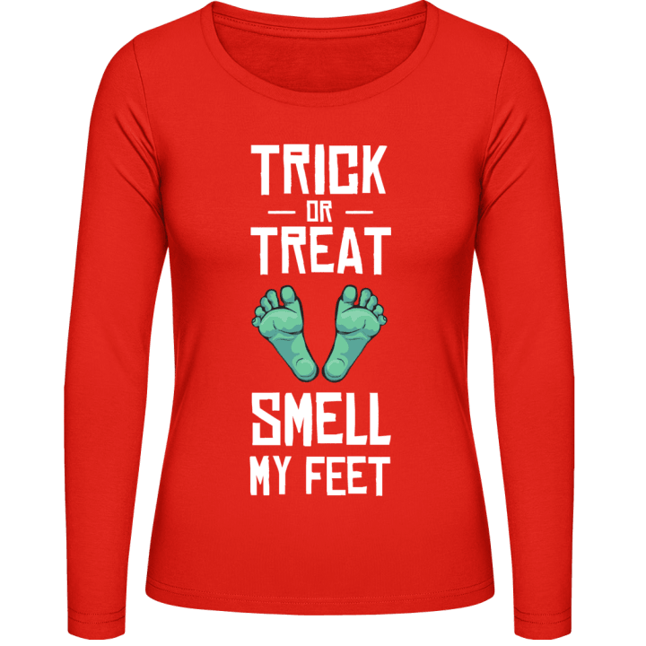 Trick or Treat Smell My Feet Women long Sleeve Shirt 0 image