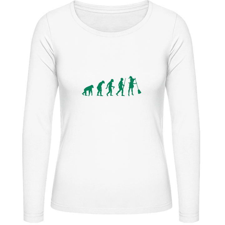 Cleaner Evolution Frauen Langarmshirt contain pic