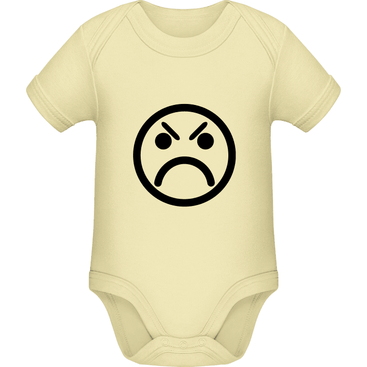 Angry Smiley Baby Strampler 0 image