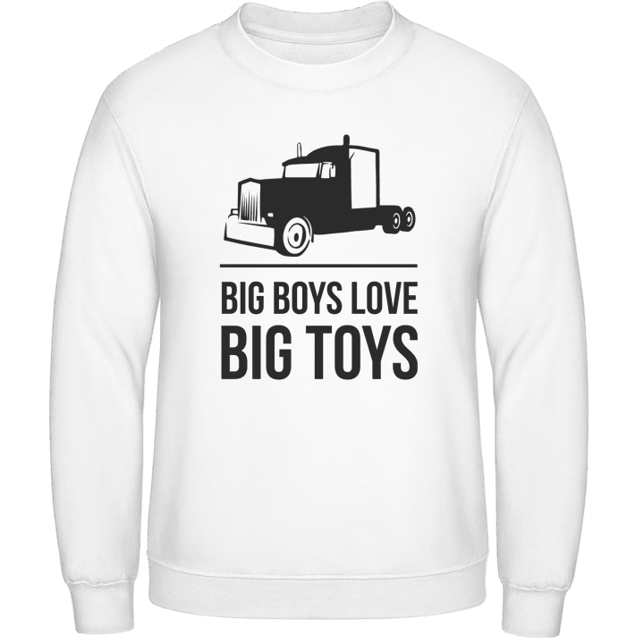 Big Boys Love Big Toys Sweatshirt contain pic