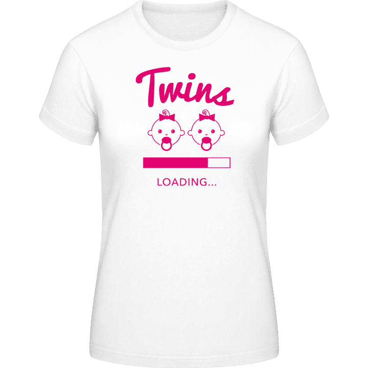 Twins Two Baby Girls T-skjorte for kvinner 0 image