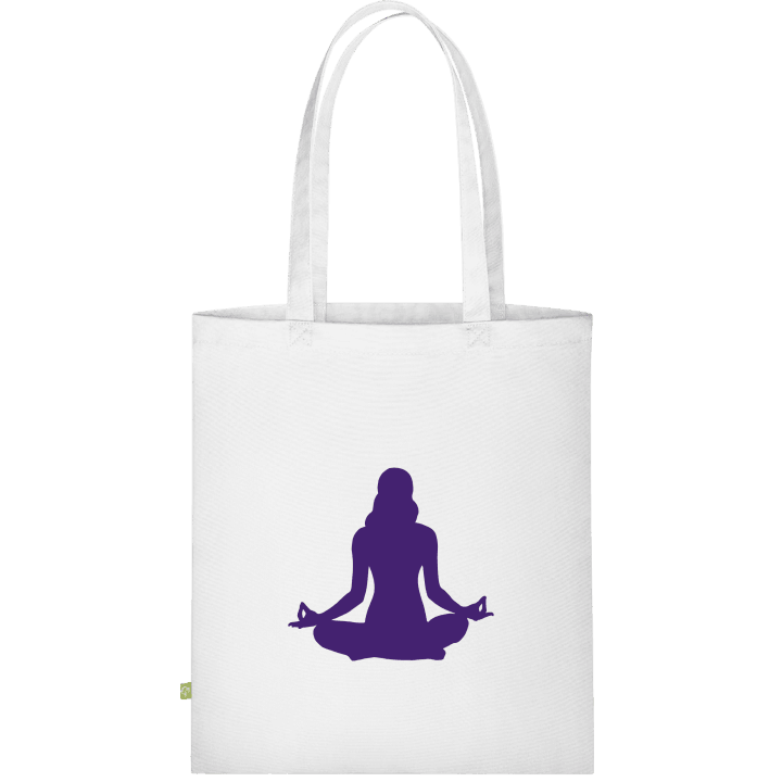 Yoga Female Silhouette Stofftasche contain pic