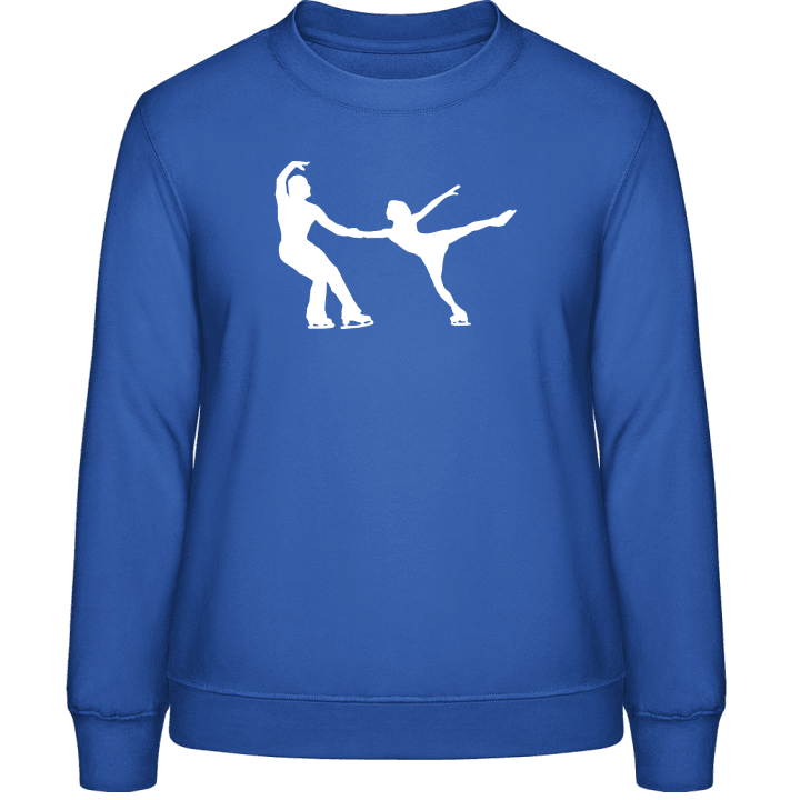 Ice Skating Couple Sweatshirt för kvinnor contain pic