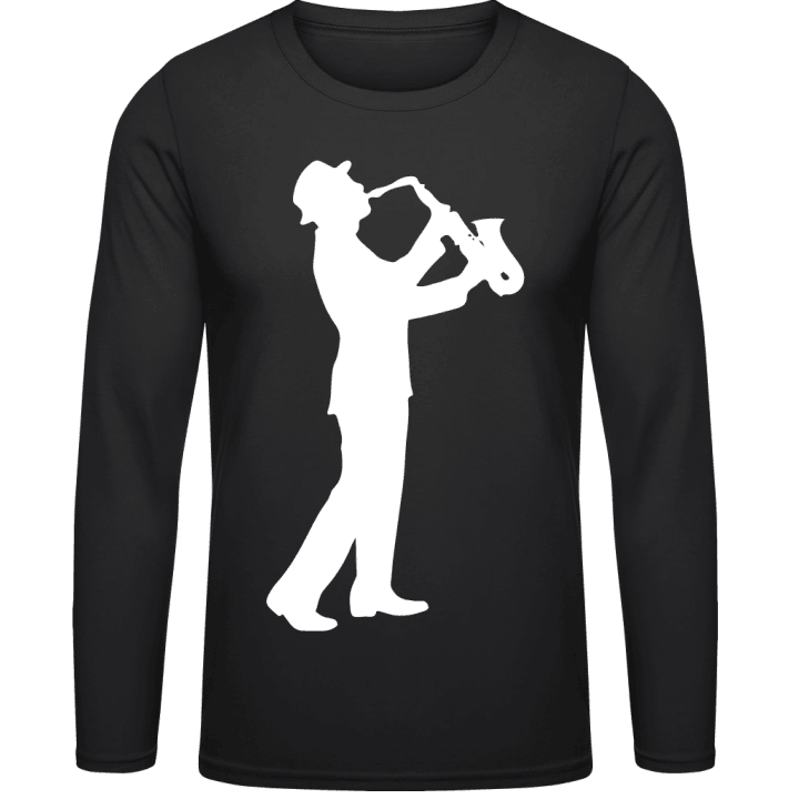 Saxophonist Jazz Shirt met lange mouwen 0 image
