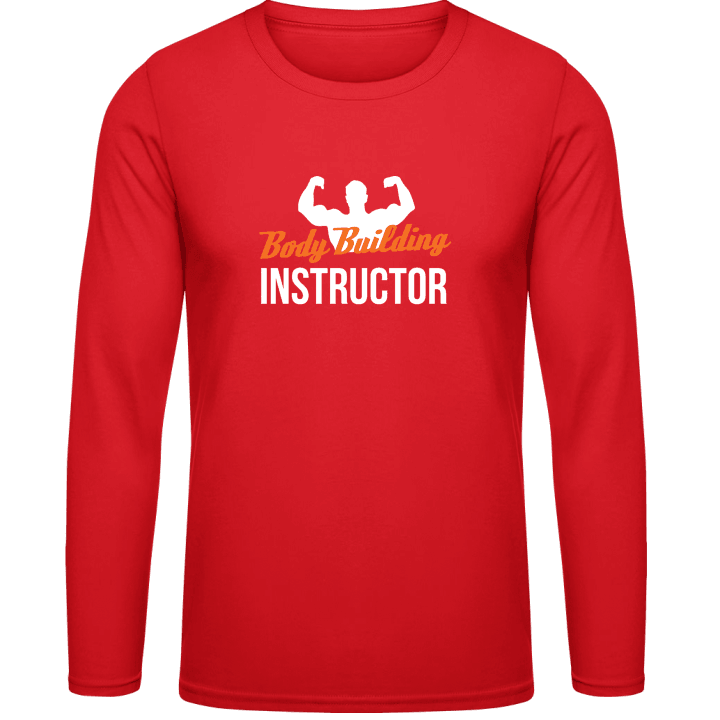 Body Building Instructor Langarmshirt contain pic