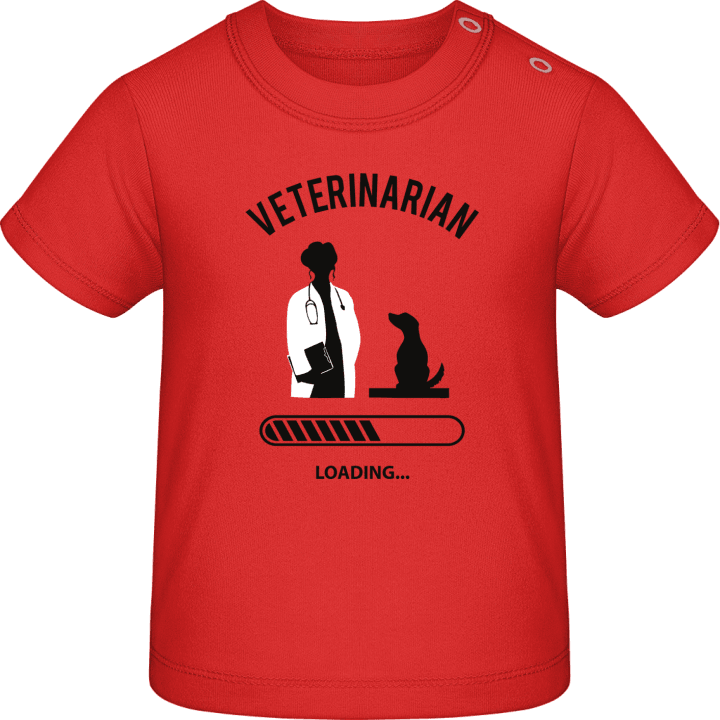 Female Veterinarian Loading T-shirt för bebisar contain pic