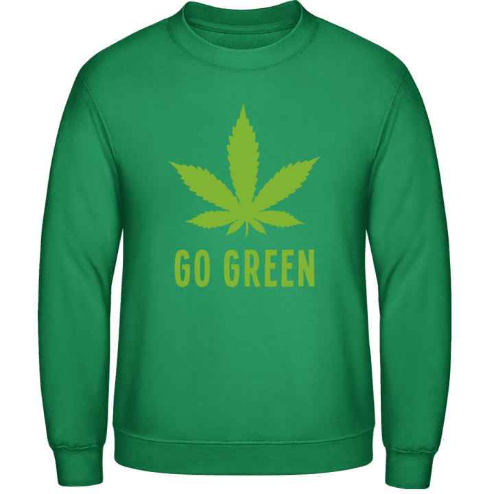 Go Green Marijuana Tröja contain pic