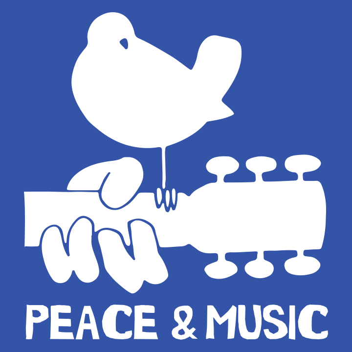 Peace And Music T-skjorte 0 image