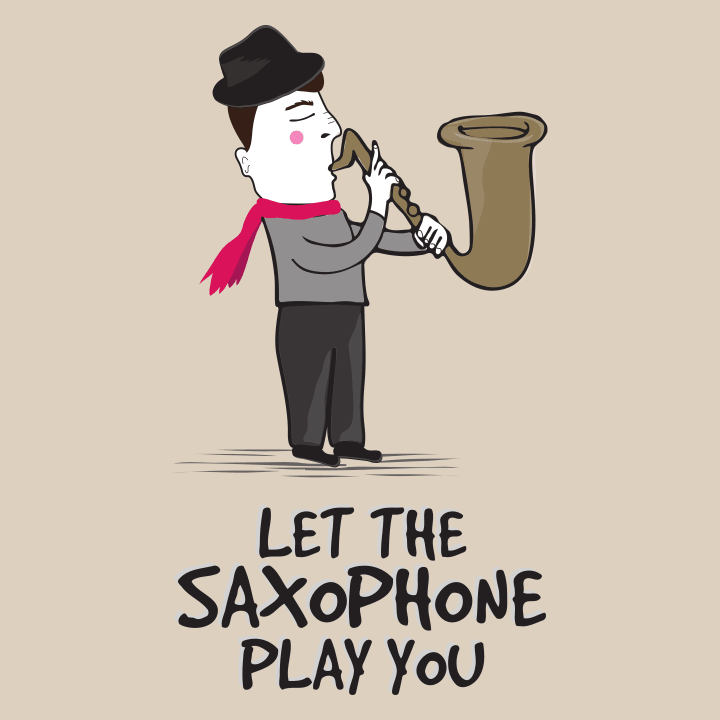 Let The Saxophone Play You Felpa con cappuccio da donna 0 image