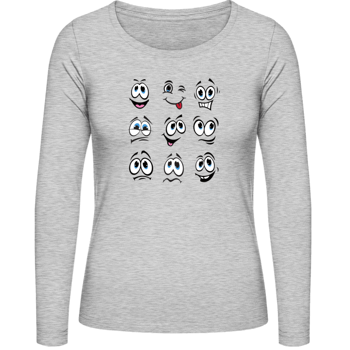 My Emotional Personalities T-shirt à manches longues pour femmes contain pic