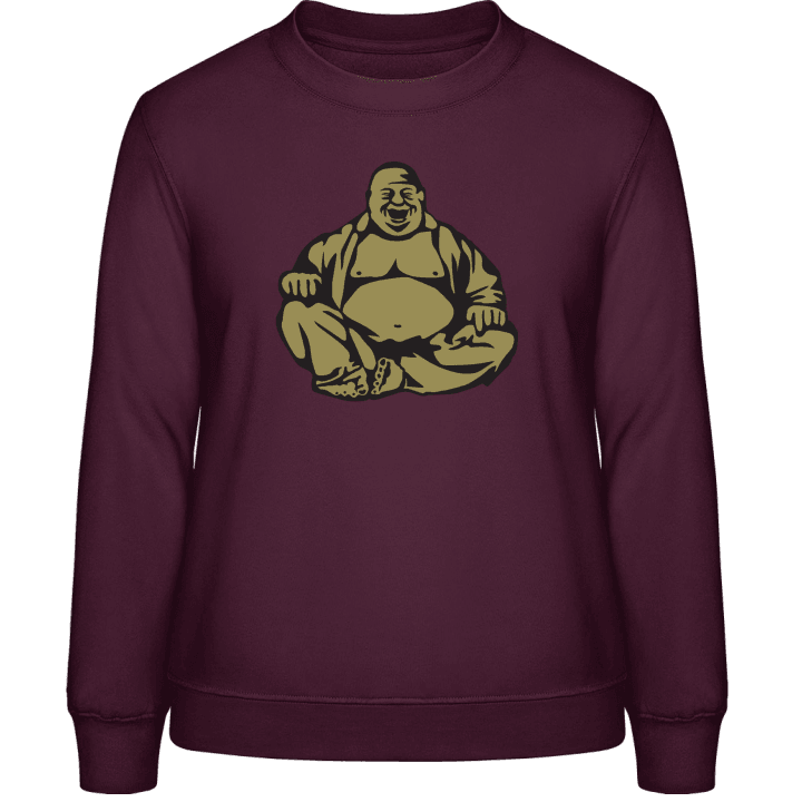 Buddah Figure Sweatshirt för kvinnor contain pic