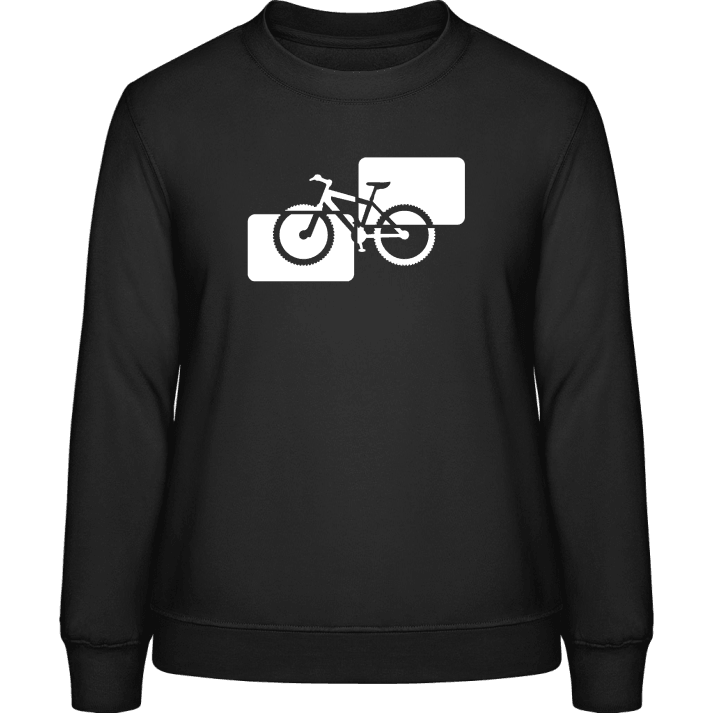 Blue Mountain Bike Sweatshirt för kvinnor contain pic