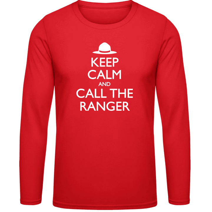 Keep Calm And Call The Ranger Langarmshirt contain pic