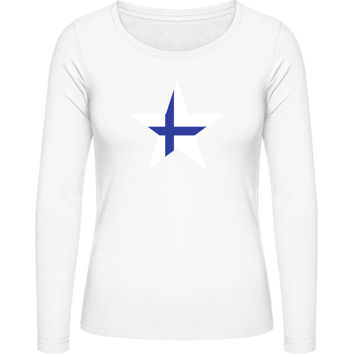 Finnish Star Frauen Langarmshirt contain pic