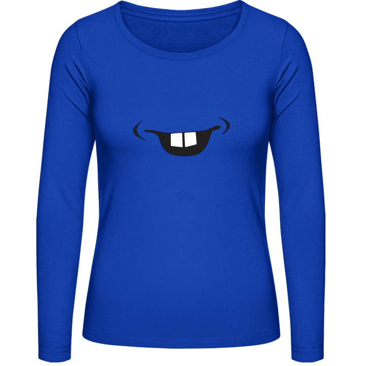 Funny Smiley Bunny Style Langermet skjorte for kvinner 0 image