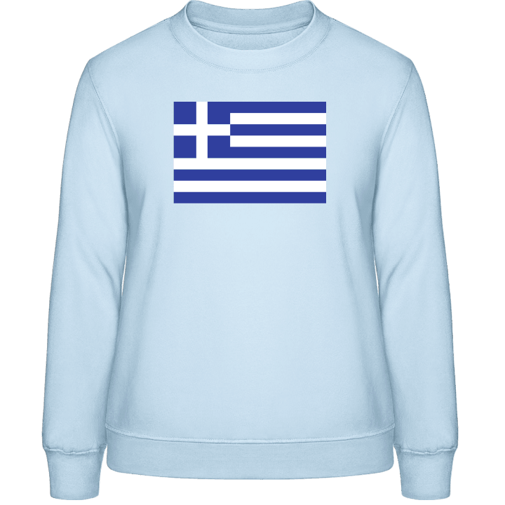 Greece Flag Felpa donna contain pic
