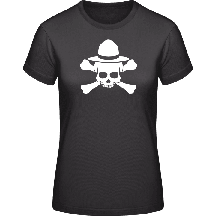 Ranger Skull T-skjorte for kvinner contain pic