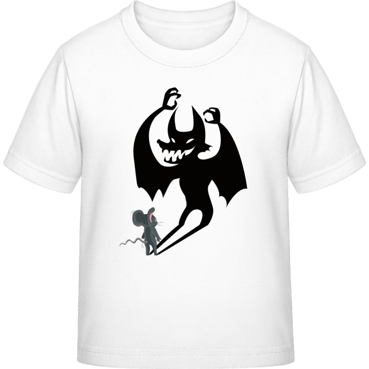 Scary Bat And Mouse T-shirt til børn 0 image