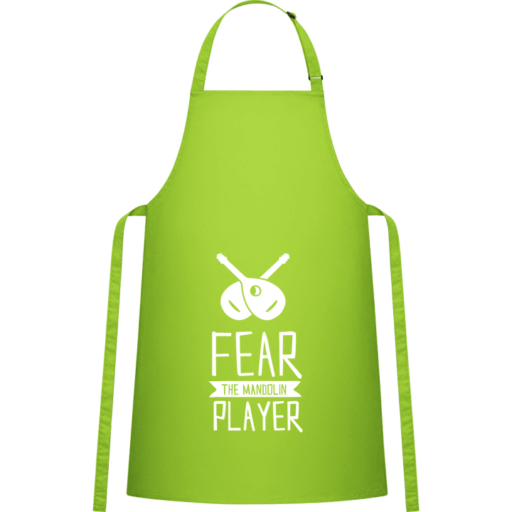 Fear The Mandolin Player Delantal de cocina contain pic