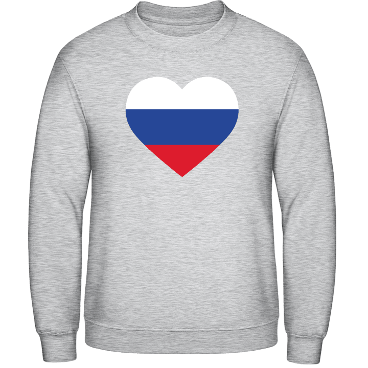 Russia Heart Flag Sweatshirt contain pic