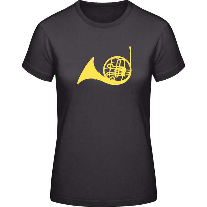 French Horn Logo Frauen T-Shirt contain pic