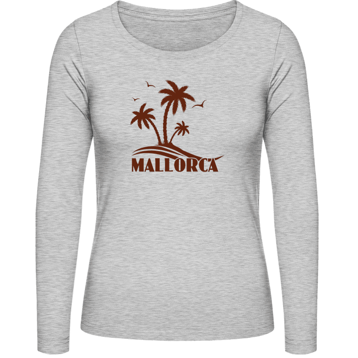 Mallorca Island Logo T-shirt à manches longues pour femmes contain pic