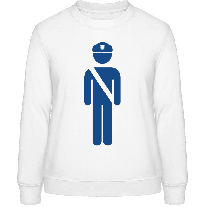 Policeman Icon Sweatshirt för kvinnor contain pic
