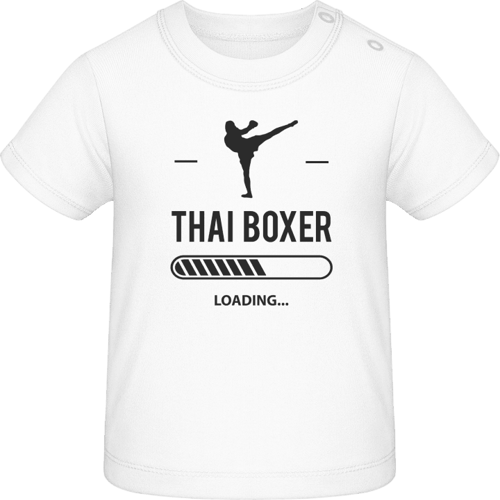 Thai Boxer Loading Baby T-skjorte contain pic