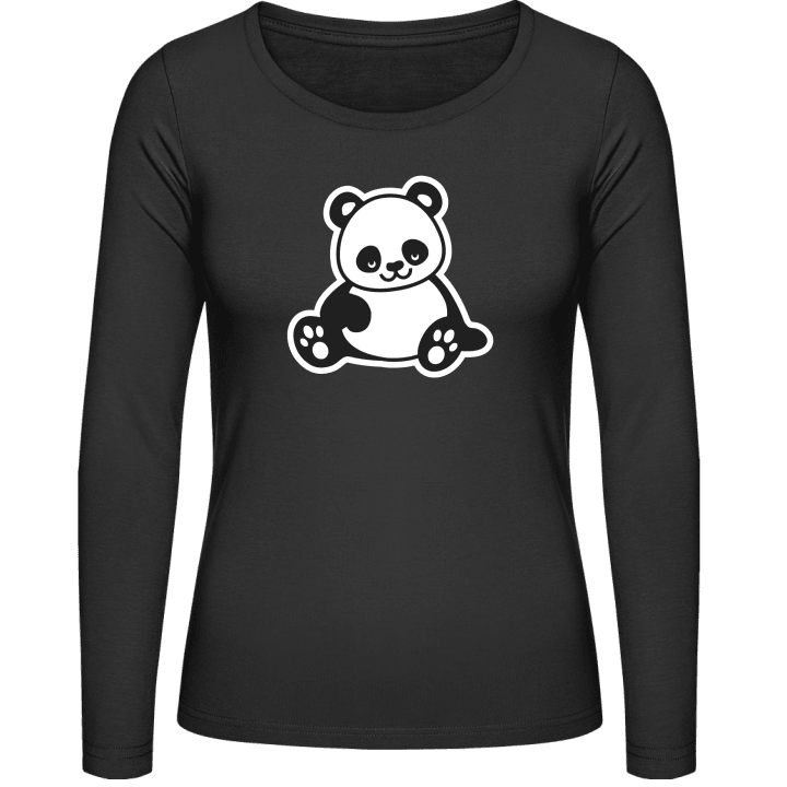 Panda Bear Sweet Women long Sleeve Shirt 0 image