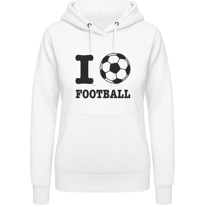 Football Love Sweat à capuche pour femme contain pic