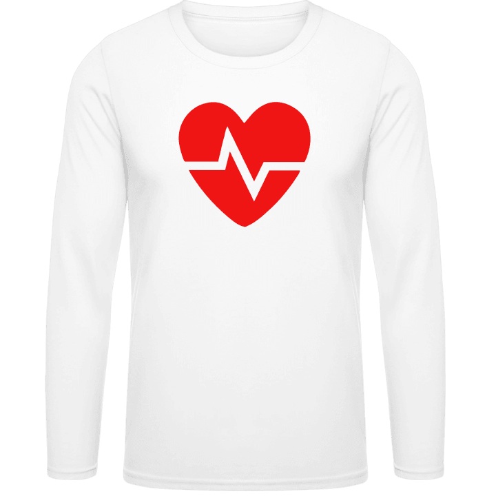 Heartbeat Symbol Long Sleeve Shirt contain pic