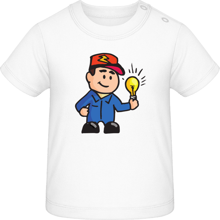 Electrician Comic Baby T-Shirt contain pic